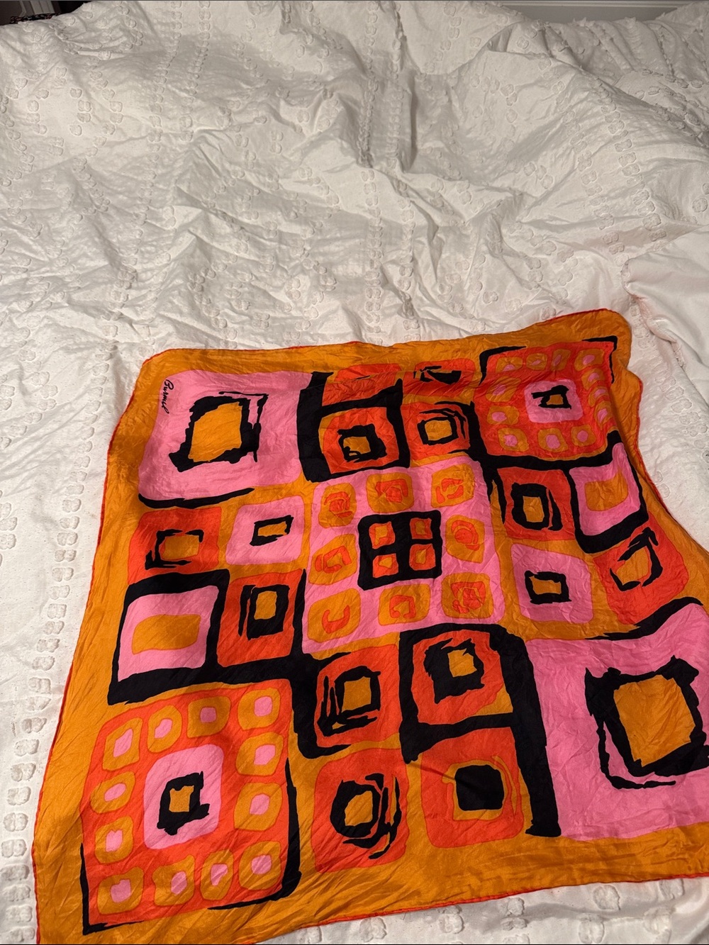 Vintage 1970s scarf